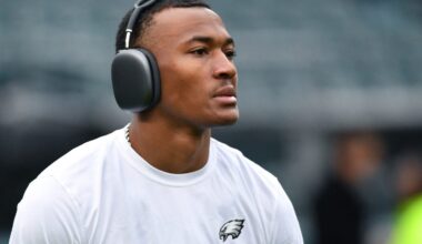 NFC Notes: DeVonta Smith, Jacory Croskey-Merritt, Commanders, Cowboys, Eagles