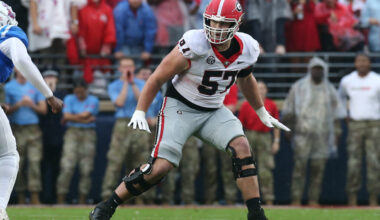 Panthers' Rookie T Monroe Freeling Working Both Sides