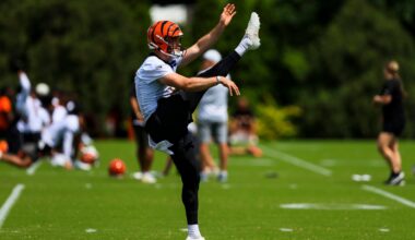 Cincinnati Bengals punter Ryan Rehkow
