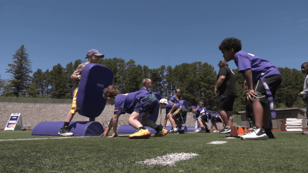 Up North: Duluth East, Vikings teach life lessons through youth football camp