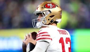Where 49ers QB Brock Purdy ranks among 2026 fantasy football tiers