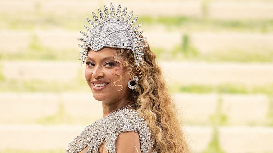Icon and Houston-native Beyonce Knowles is seen at the 2026 Met Gala in New York.