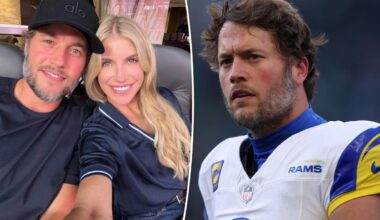 Matthew Stafford's wife Kelly hints at why Rams QB could end NFL career