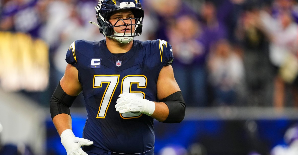 Chargers OT Joe Alt still commands a lot of respect