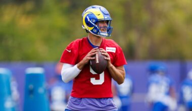 Rams’ QB Matthew Stafford came closest to 50 passing TDs in 17-game era