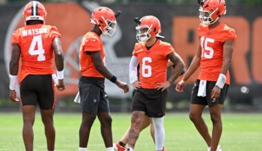 Cleveland Browns training camp 2026: QB preview Deshaun Watson or Shedeur Sanders?
