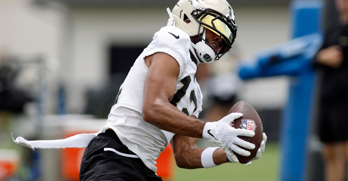 Saints star WR sits out of team drills on day one of practice