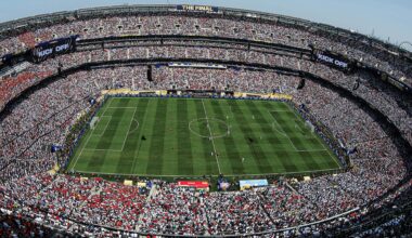 Jets' MetLife Stadium swaps out World Cup grass for turf (Video)