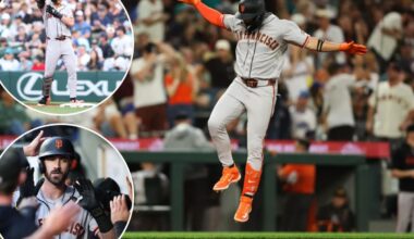 Giants start second half on strong note with win over Mariners