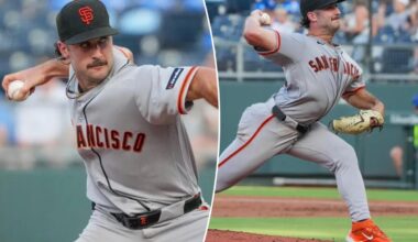 Giants starter headed for MRI after leaving game with elbow pain