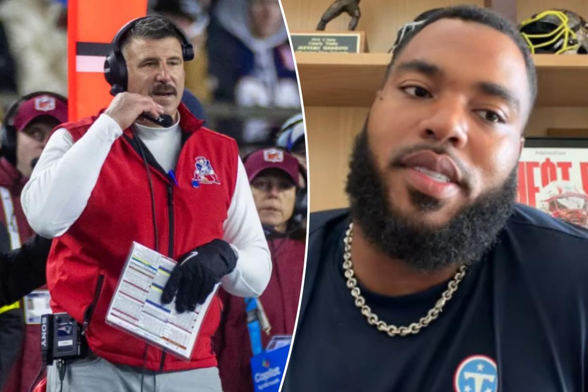 Titans' Jeffery Simmons 'jealous as hell' of Mike Vrabel's fast Patriots success