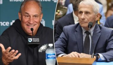 Amused Eagles DC copied Anthony Fauci's pleading the Fifth: 'Did you guys see that?'