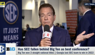 Nick Saban is in denial about the Big Ten passing the SEC
