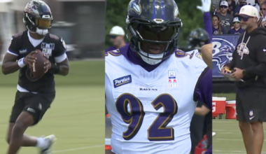 Baltimore Ravens open training camp under new head coach Jesse Minter