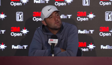 Scottie Scheffler asks Kevin O’Connell about Vikings QB competition at 3M Open
