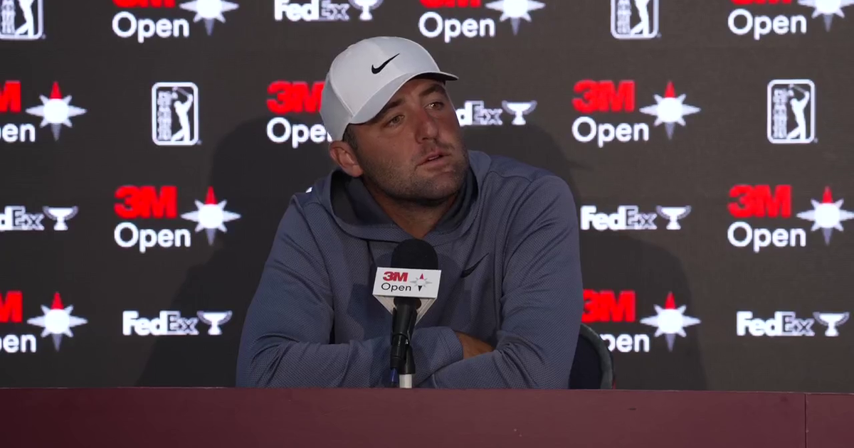 Scottie Scheffler asks Kevin O’Connell about Vikings QB competition at 3M Open