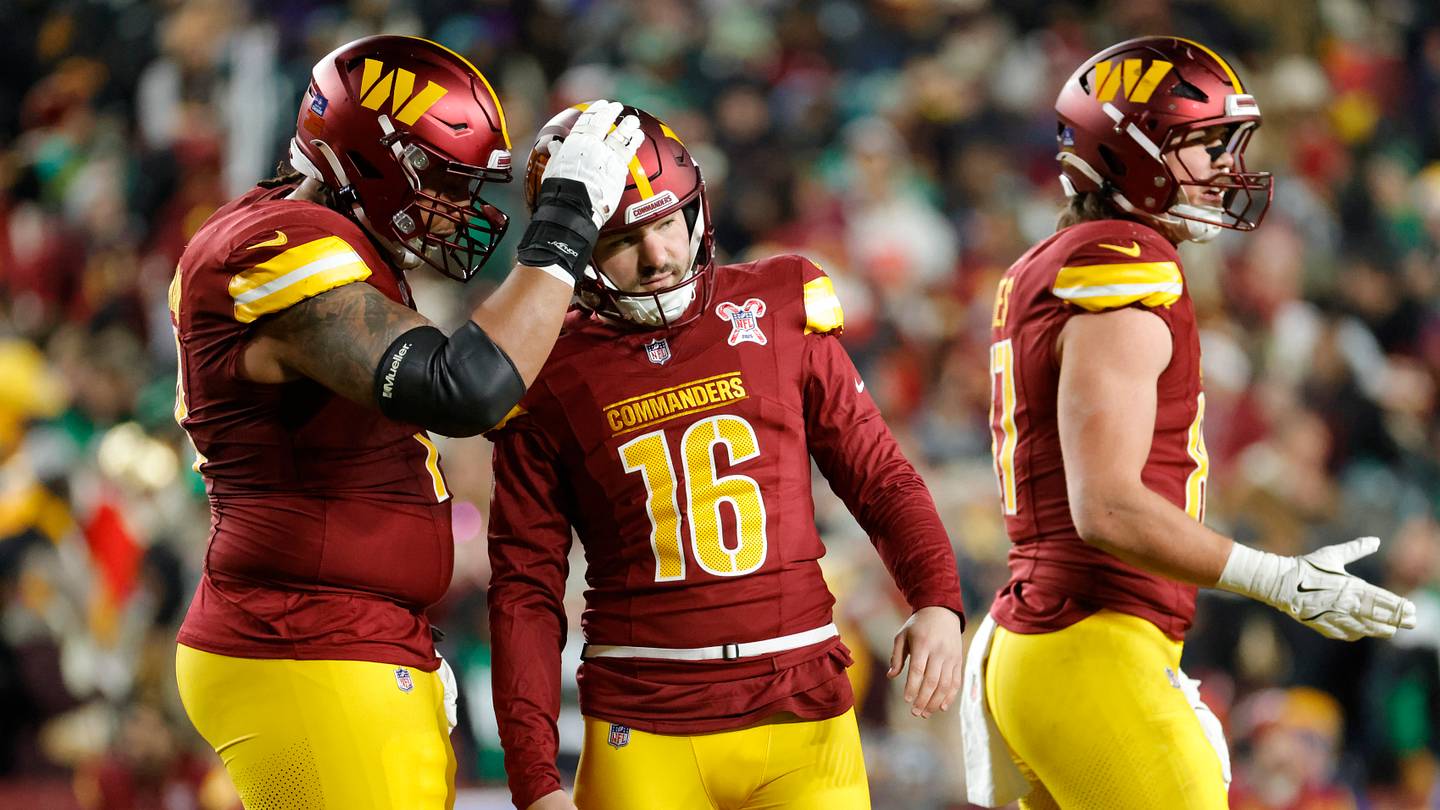 Washington Commanders place kicker Jake Moody
