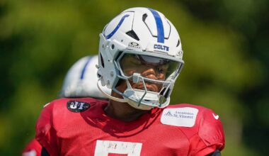 Indianapolis Colts quarterback Anthony Richardson Sr.