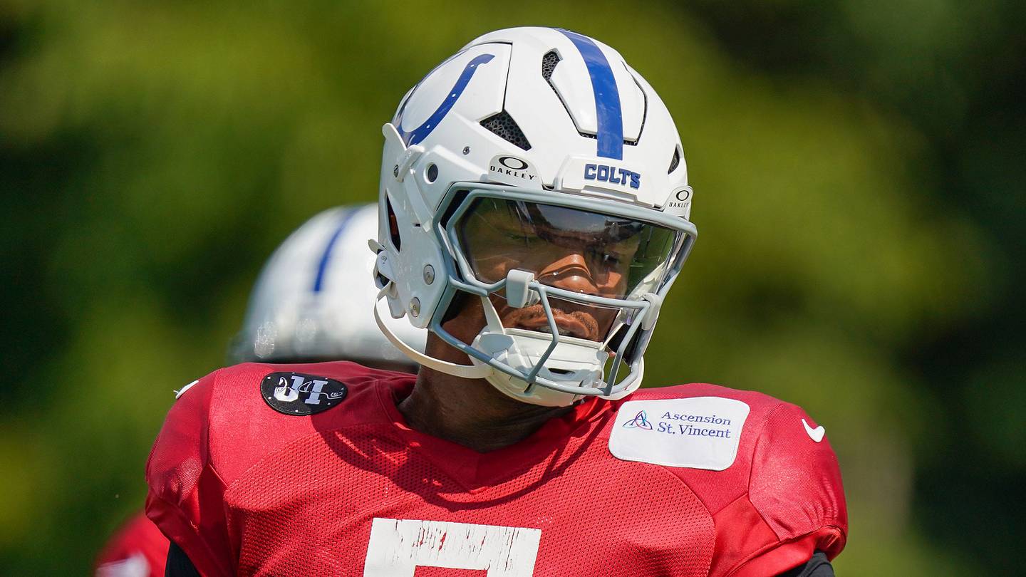 Indianapolis Colts quarterback Anthony Richardson Sr.