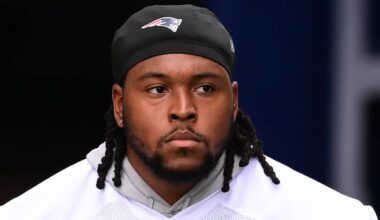 New England Patriots offensive tackle Caedan Wallace