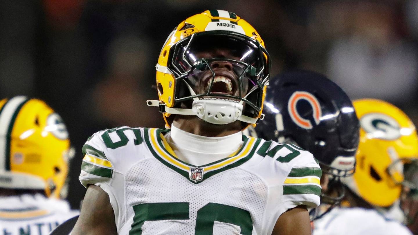 Green Bay Packers linebacker Edgerrin Cooper