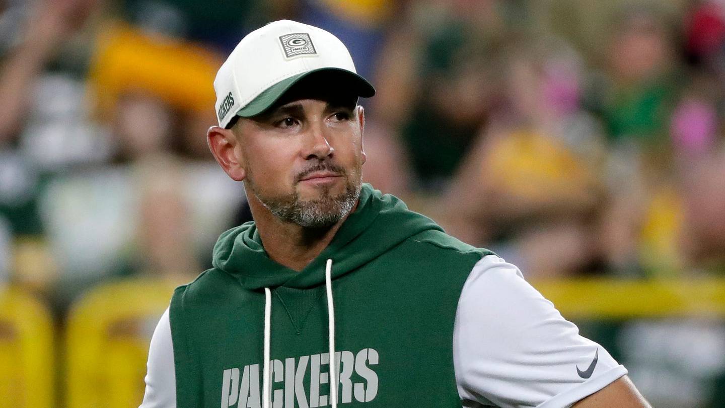 Green Bay Packers head coach Matt LaFleur