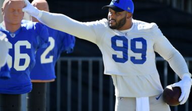 Aaron Donald has second Rams workout of training camp