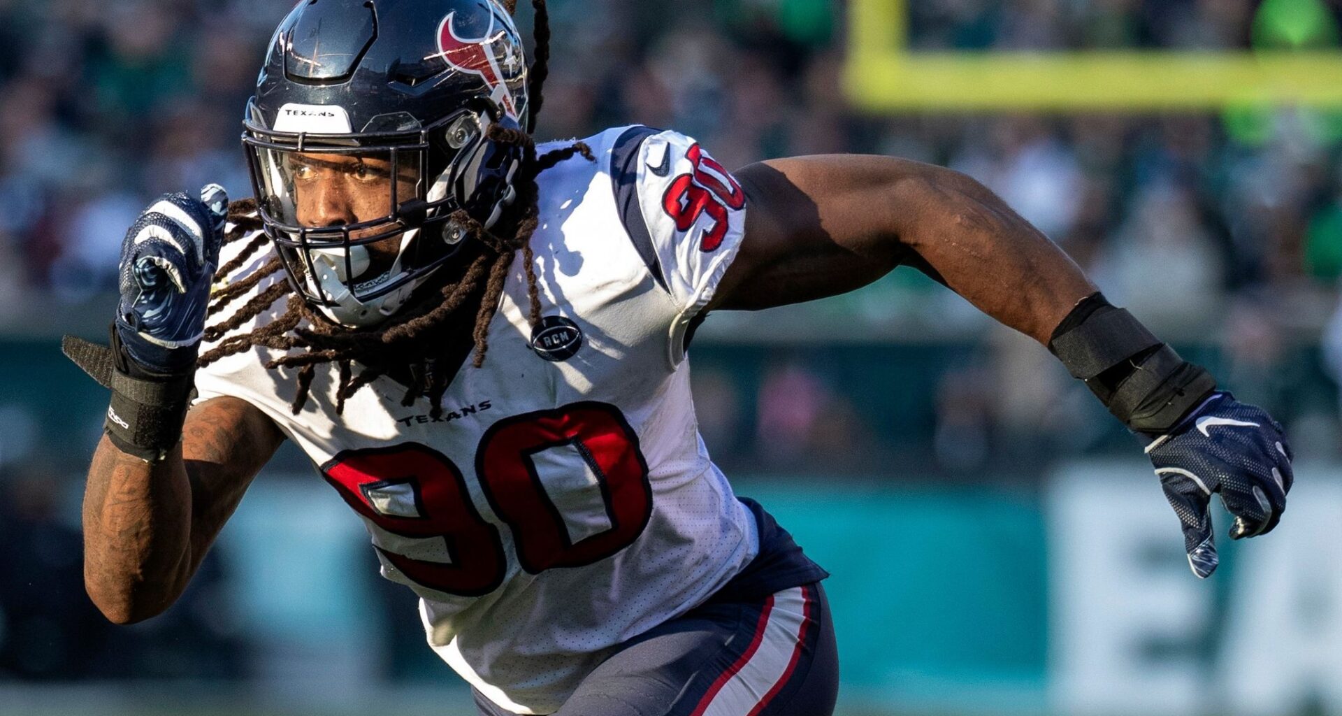 Pass rusher Jadeveon Clowney reunites with the Texans on a 1-year deal, AP source says