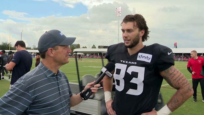 Texans rookie TE Marlin Klein enjoying journey from Germany to the NFL