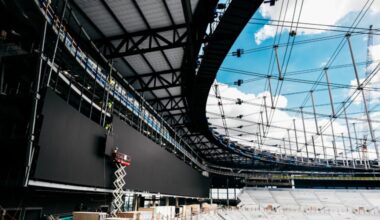 ‘It’s starting to feel like a stadium.’ Titans share construction progress on new Nissan Stadium