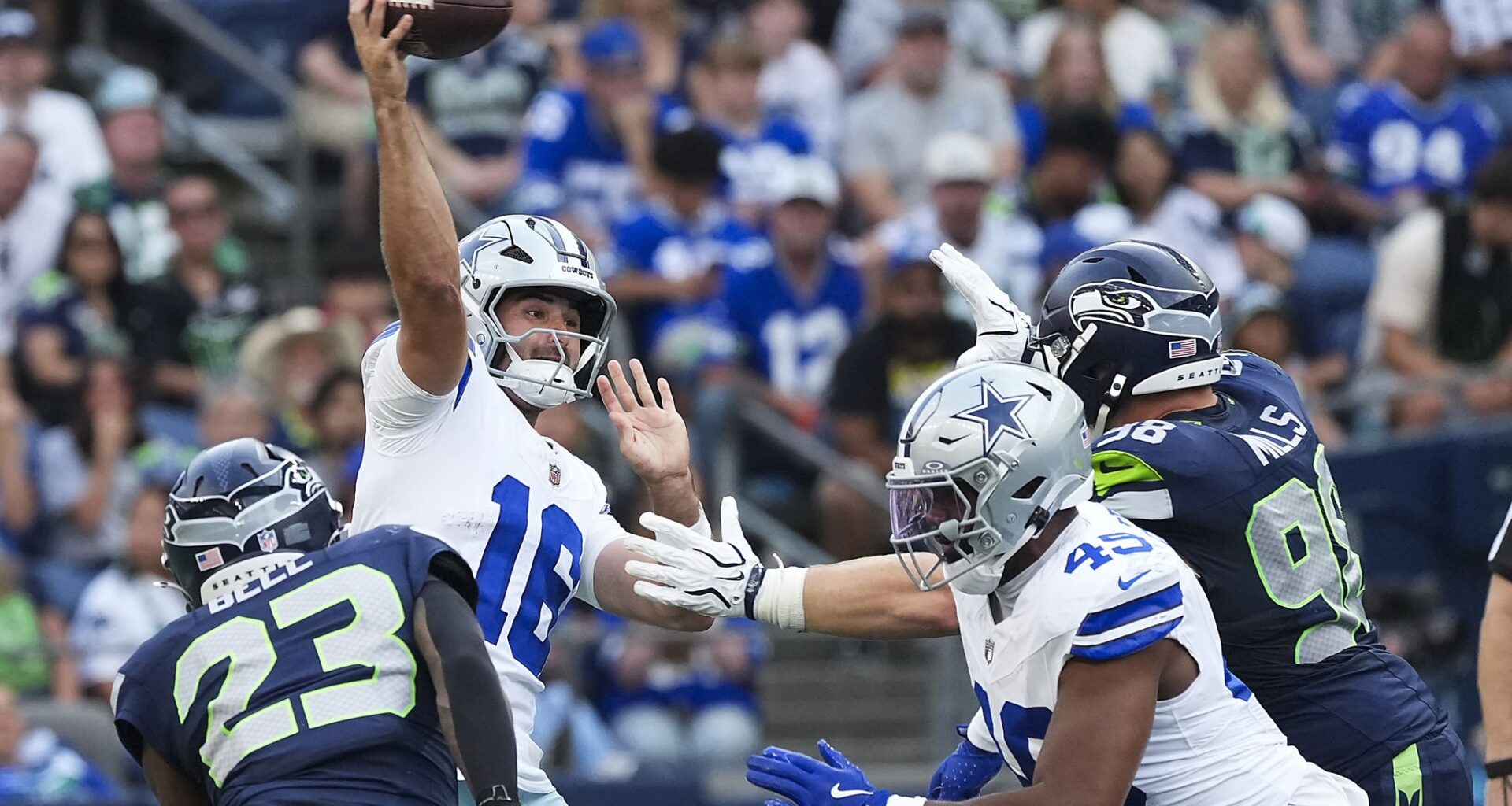 5 takeaways from Cowboys-Seahawks: Bright spots despite no stars