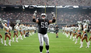Las Vegas Raiders offensive line Jackson powers-Johnson
