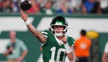Rookie Cade Klubnik wins Jets' backup quarterback job. Edge rusher Joseph Ossai out with foot injury