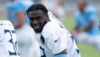 Tennessee Titans stock report training camp James Williams Robert Saleh