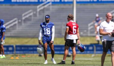 Giants’ Darius Slayton gets fresh start with clean bill of health, John Harbaugh