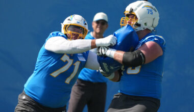 Chargers Holding Five-Man LG Battle; Trevor Penning Falling Behind In Competition