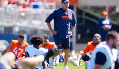 Sean Payton gives training camp return timeline for injured Broncos WR Jaylen Waddle, who was seen limping at practice on Thursday