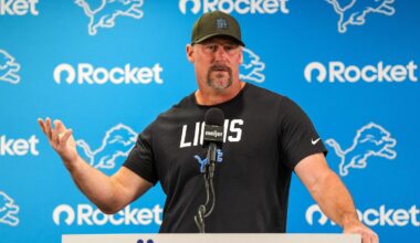 Dan Campbell urges NFL to give sideline coaches 'a monitor' to view TV replay angles