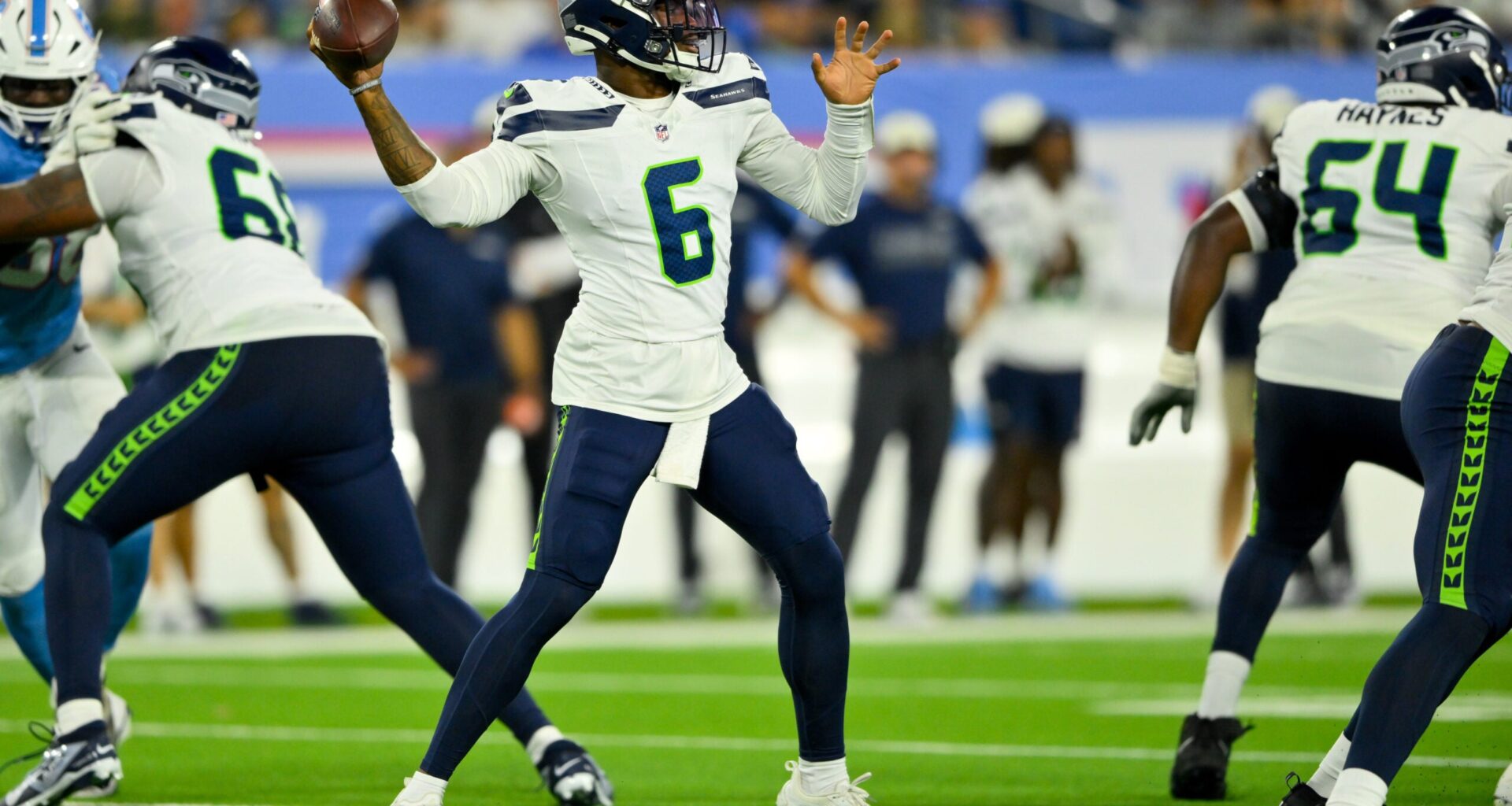 Mike Macdonald is letting Seahawks QB Jalen Milroe have his due time in the preseason finale against the Chiefs.