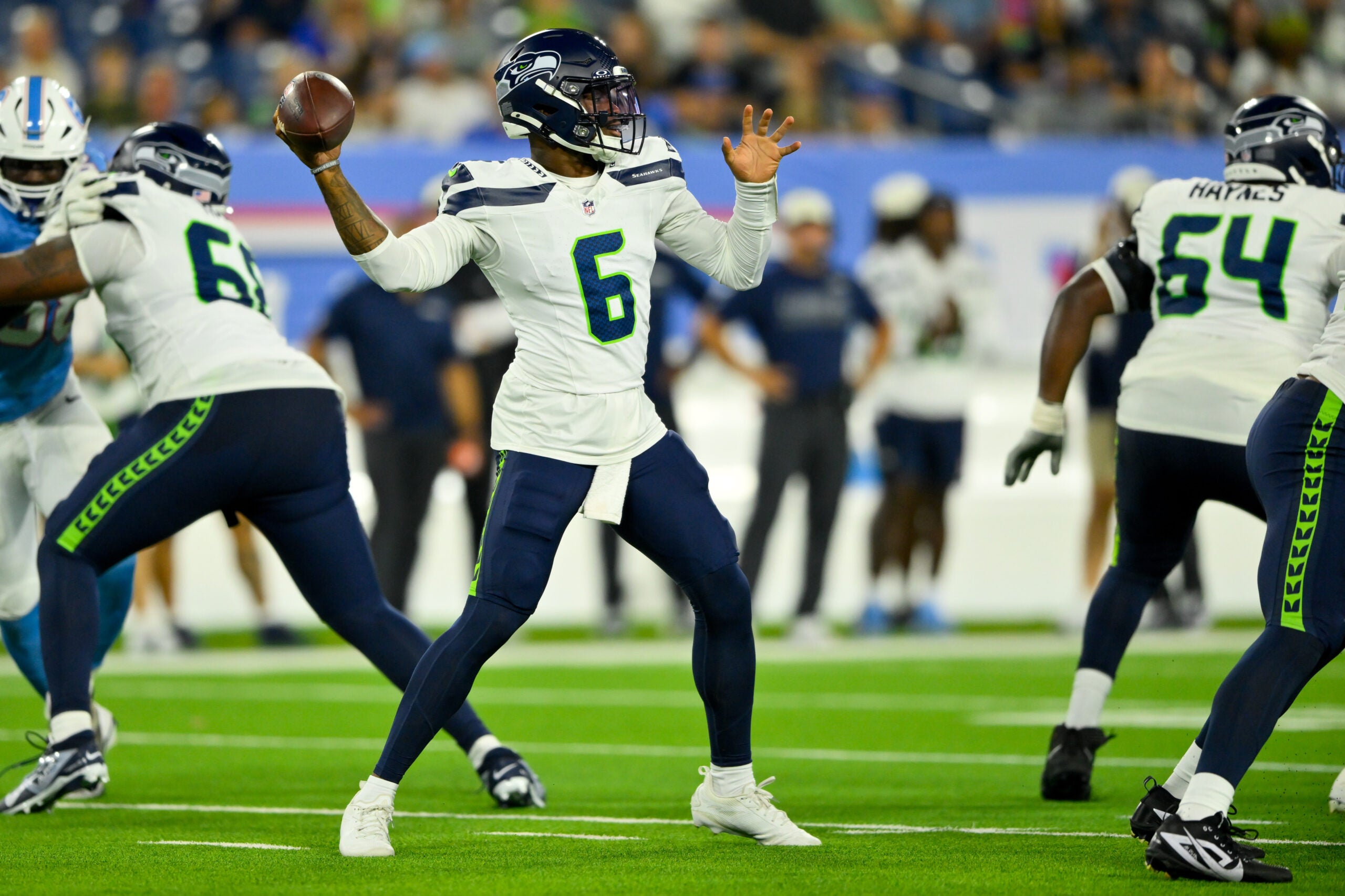 Mike Macdonald is letting Seahawks QB Jalen Milroe have his due time in the preseason finale against the Chiefs.