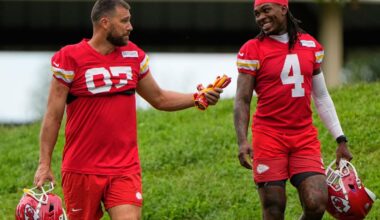 Travis Kelce: Chiefs camp offers welcome 'sanctuary' after closely watched wedding to Taylor Swift | Sports