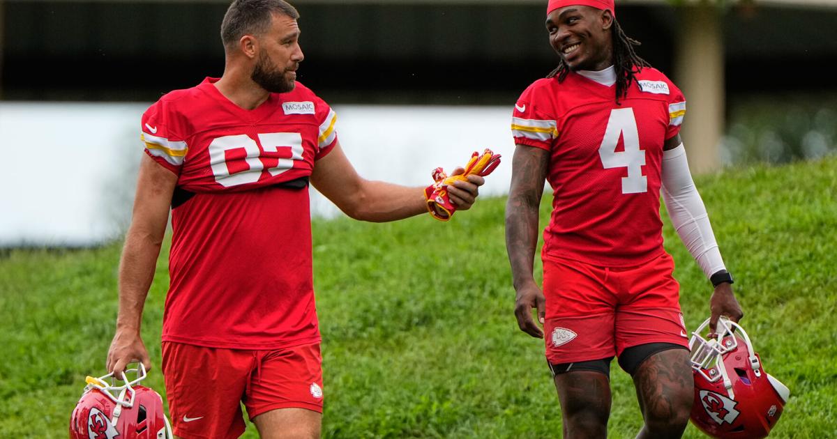 Travis Kelce: Chiefs camp offers welcome 'sanctuary' after closely watched wedding to Taylor Swift | Sports