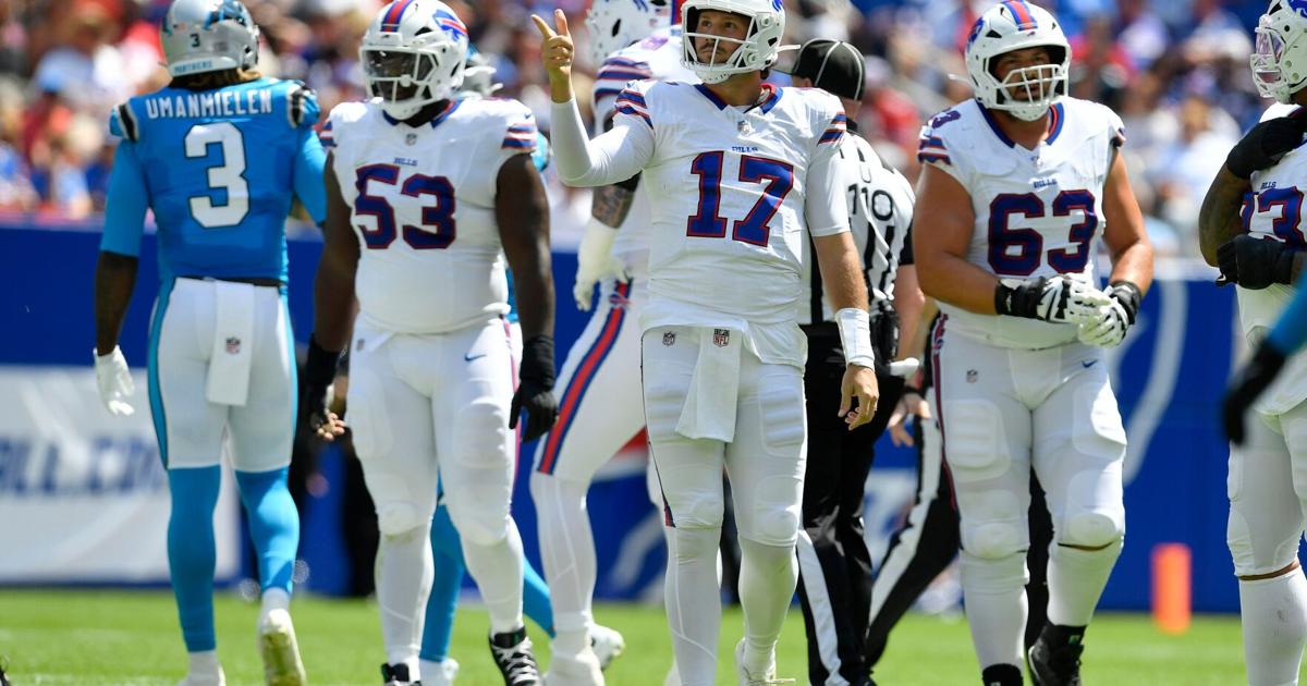 Josh Allen gets comfortable in Bills' new stadium with TD pass in 29-14 preseason win over Panthers | National Sports