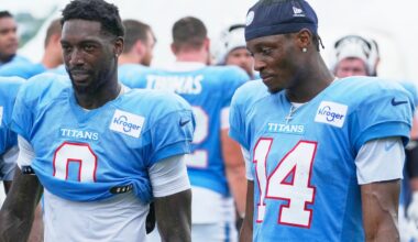 Carnell Tate leans on Calvin Ridley as Titans’ rookie receiver learns new offence