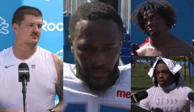 Detroit Lions’ Tate Ratledge, Ennis Rakestraw Jr., Devin White, Greg Dortch talk roles, big expectations