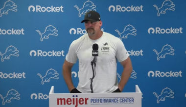HC Dan Campbell says Detroit Lions will play starters in Saturday’s preseason game vs. Commanders