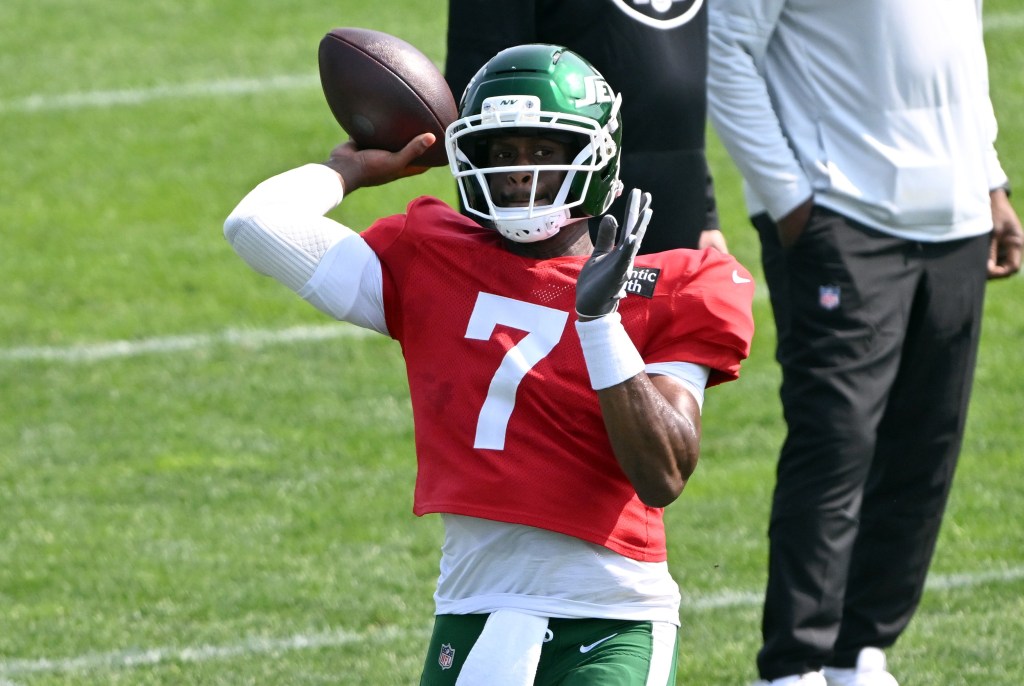 Geno Smith, throwing a pass earlier this week, is expected to play some in the Jets' preseason opener on Friday.
