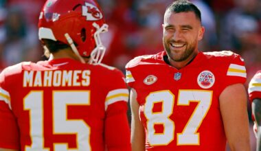 Andy Reid shares how Travis Kelce has helped Patrick Mahomes' injury rehab at the Chiefs