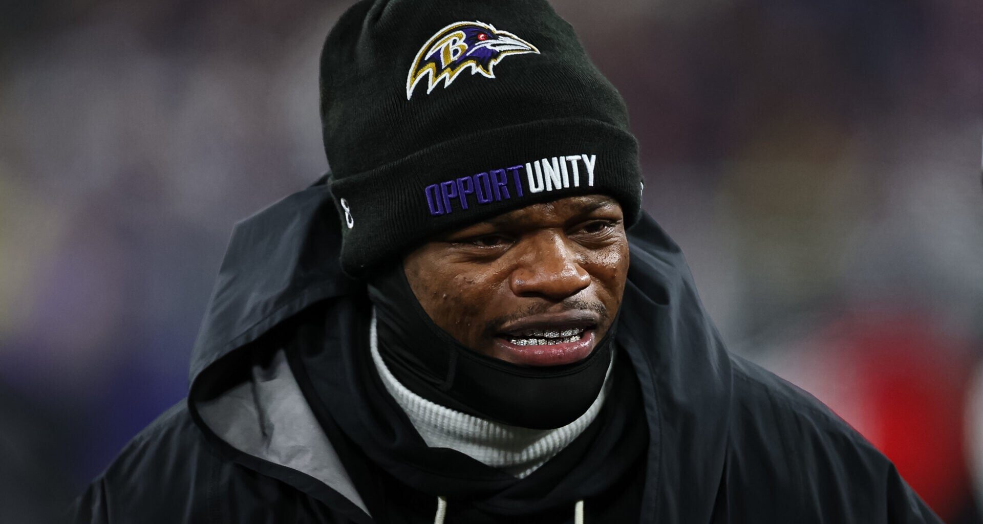 Lamar Jackson spotted 'spiking helmet to the ground' at Ravens' training camp