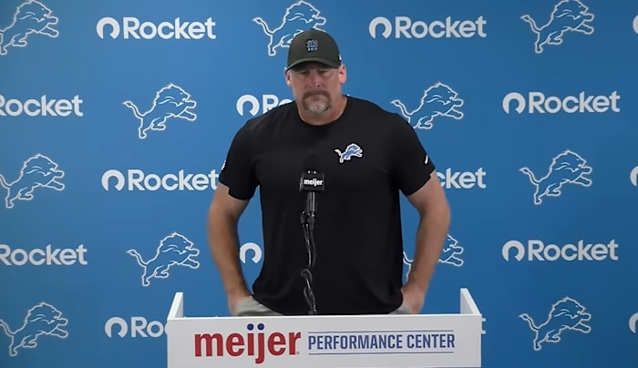 Detroit Lions training camp: Dan Campbell updates Vaki injury, Gibbs hold-in, defensive line progress